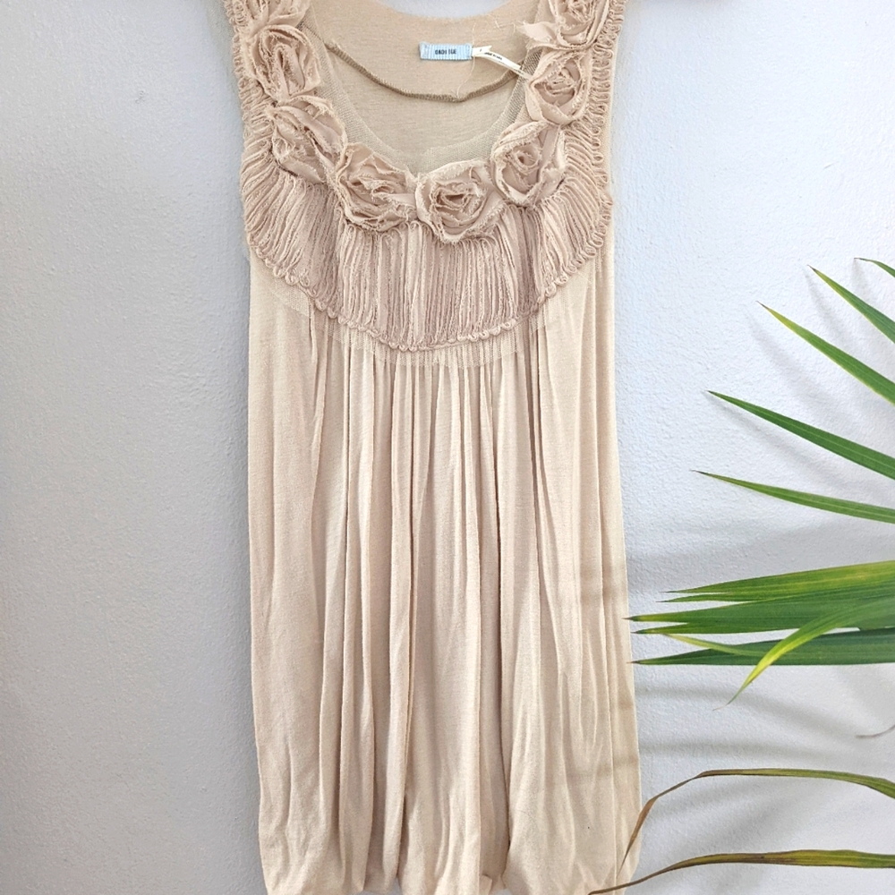 Kimchi Blue Rosette Pleated Tank